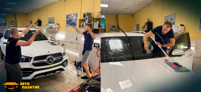 Бронирование стекол авто