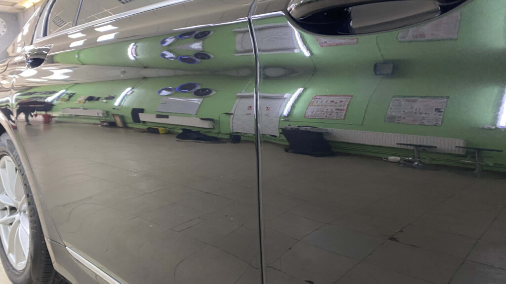 Результат полировки сторону